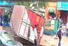 Sullia: Container lorry rams into compound wall of PLD Bank